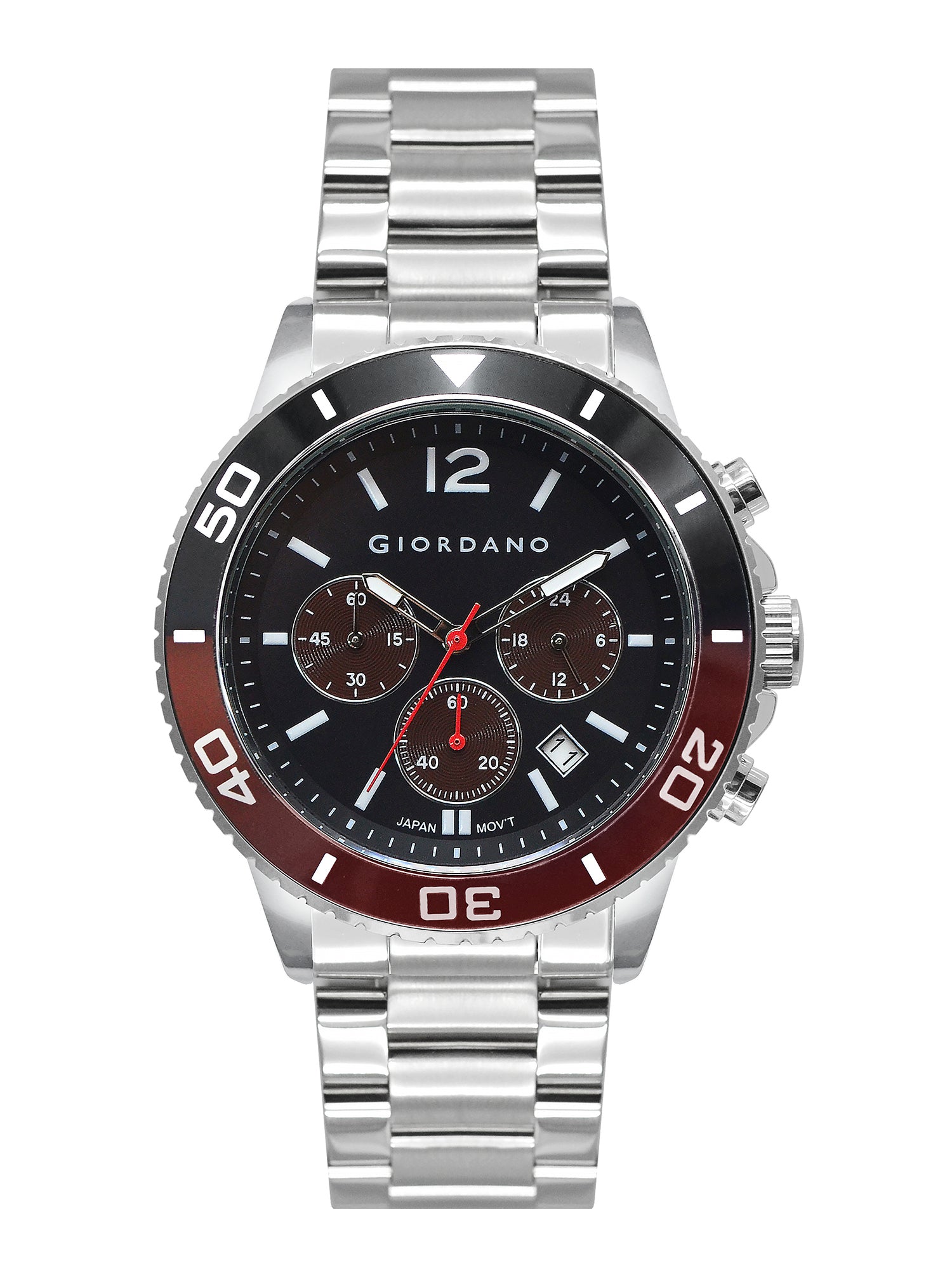 Giordano Analog Stylish Watch for Men & Boys Water Resistant Fashion Watch Round Shape with Multi-Functional Wrist Watch to Compliment Your Look/Ideal Gift for Male | GZ-50091-33